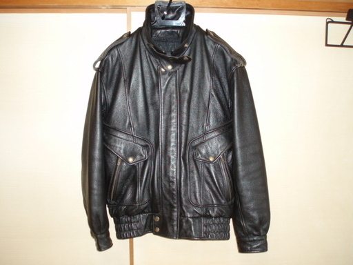 南海レザージャケット(L) USED　経年変化と使用でヤレ程度有り　旧車　CB　Z　ハーレー