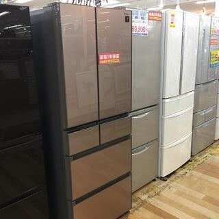 シャープ６ドア冷蔵庫2017年式 シャープ6ドア冷蔵庫2017年式