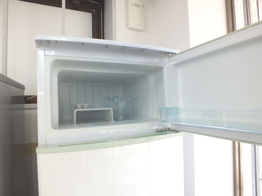 手稲リサイクル Elabitax 96リットル 2015年製 冷蔵庫 ER-107(HG) ￥12,500-