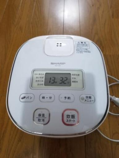 7日まで！【2017年製】シャープ炊飯器3合炊き