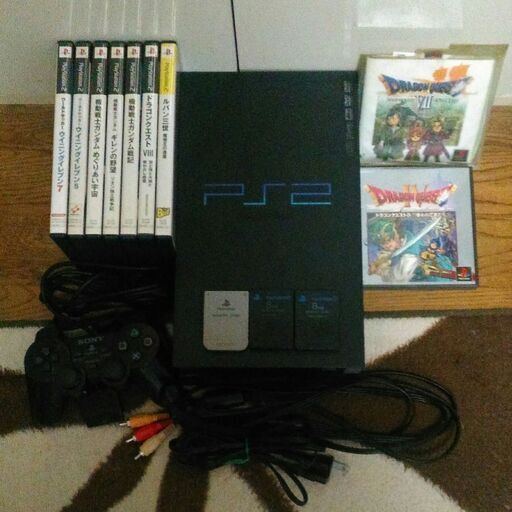 PS2 本体ソフト7枚+PS1ソフト2枚 他 すぐに遊べます