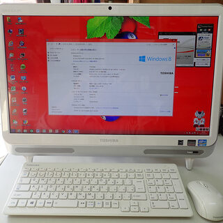 札幌市 東芝 一体型PC レグザPC D712/V7GW Corei7-3630QM メモリ8GB