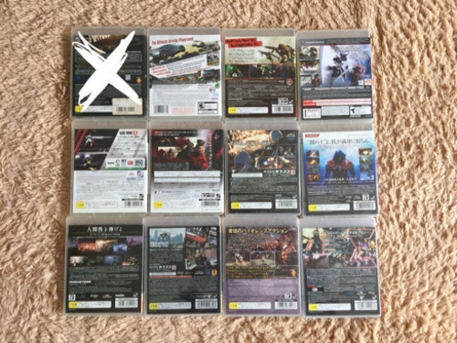 PS3 ソフトまとめて売り