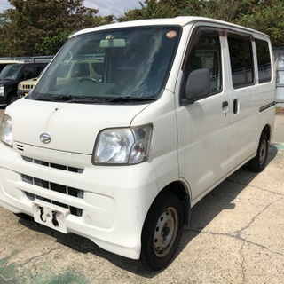 カーショップエイブル ダイハツ ハイゼットカーゴ タイミングチェーン！車検2年付き！即戦力！内装良好！コミコミ14.7万！下取り、配送可能！の画像