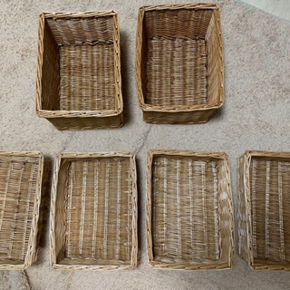 バスケット カゴ 籠 木製 生活雑貨 インテリアの画像