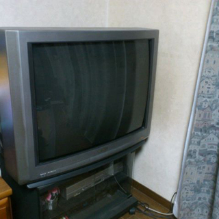 ３３型　ブラウン管テレビ　無料での画像