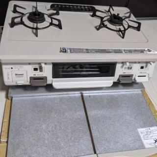 【決まりました】耐熱テーブルつき　リンナイガスコンロ