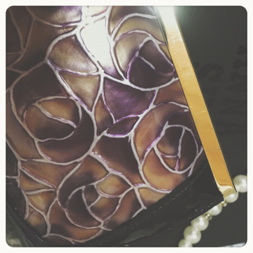 ご購入者様決定【ANNA SUI】長財布 箱付き パープル薔薇柄  Wallet