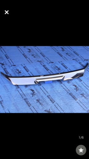 新車外し トヨタ 30系 ヴェルファイア 後期 純正 ボンネットモール メッキ