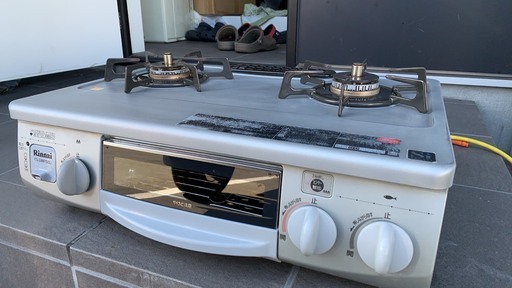 ノーリツ　都市ガスコンロ　2口　2015年