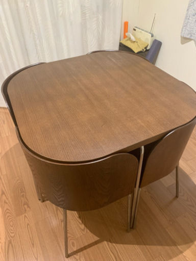 【決まりました！】IKEA fusion ダイニング 4脚 コンパクトです！