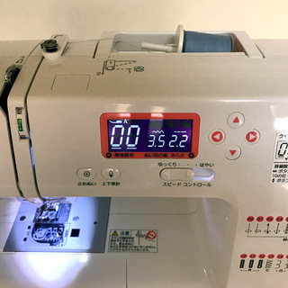 美品 ジャノメ コンピュータミシン IJ502 コンパクト 革 ジーンズ等厚物重ね縫いOK 美品 ジャノメ コンピュータミシン IJ502 コンパクト 革 ジーンズ等厚