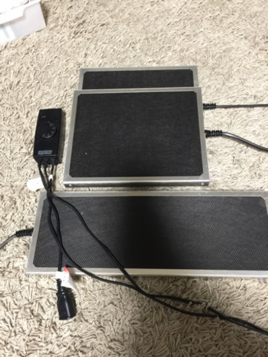 爬虫類、暖突とサーモスタットのセット