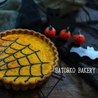 お菓子教室　ハロウィンチーズケーキ