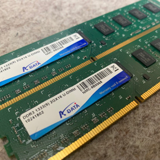 メモリー DDR3 2G 2枚