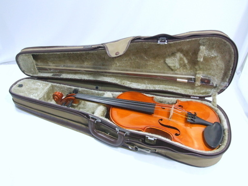 メンテ済み 本体美品 鈴木バイオリン No330 4/4 フルサイズ 虎杢 1993年 未使用 弓 ハードケース アジャスター内蔵テールピース ナイロン弦搭載 弓 ケース アジャスター内臓テールピース搭載 大人用ヴァイオリン 手渡し 全国発送対応 中古バイオリン 愛知県清須市より