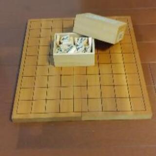 将棋盤(折りたたみ)と駒