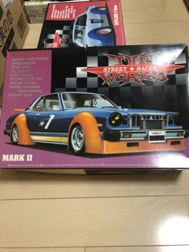 THE WORKS マークII 新品 未開封 当時物 絶版 レア 旧車　プラモ