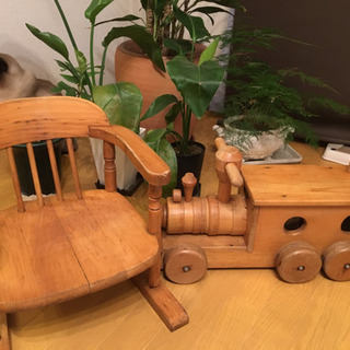 木製ベビーチェア&汽車ぽっぽ(11/5迄)