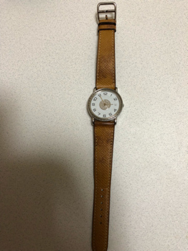 【値下げ】エルメス HERMES セリエ SS   シルバーデイト  メンズ  腕時計