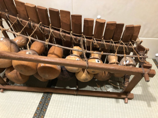 【引取りのみ（大阪市）】コギリ（バラフォン、ガーナの木琴）KAKRABA LOBI氏による1992年製