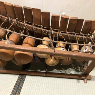 【引取りのみ（大阪市）】コギリ（バラフォン、ガーナの木琴）KAKRABA LOBI氏による1992年製の画像