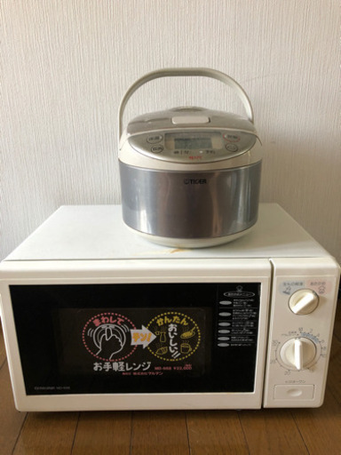 電子レンジと炊飯器