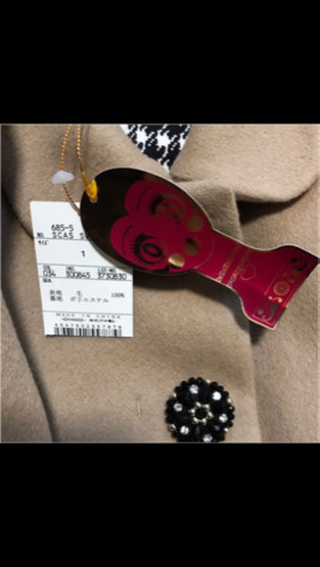 ANNA SUI キャメルベージュ コート 新品タグ付き