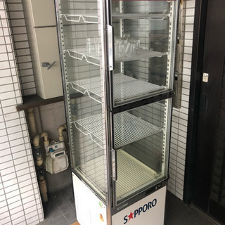 サッポロビール 冷蔵庫 レトロ 冷蔵ショーケース ※ジャンク品 ...