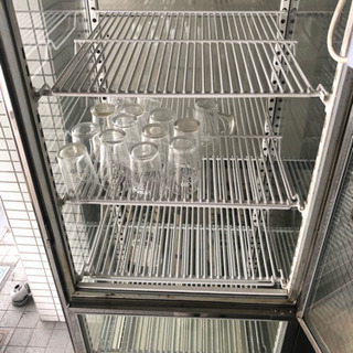サッポロビール 冷蔵庫 レトロ 冷蔵ショーケース ※ジャンク品 希少 当時物の画像