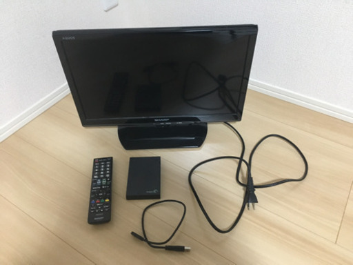 ︎ 【☆値下げしました☆】SHARP AQUOS 液晶カラーテレビ(19インチ)