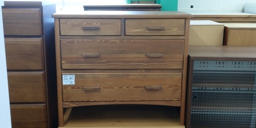 ご来店お持ち帰り出来る方限定！ローチェスト パイン材☆値下げしました！【トレジャーファクトリー吉川店】