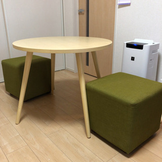 【まだ取引可能です】ダイニングテーブル（椅子付き） 