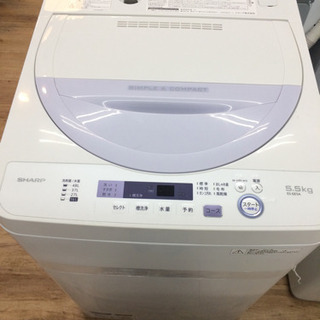 安心の1年間返金保証！SHARP(シャープ）の全自動洗濯機です。