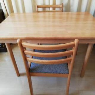 ダイニングテーブルセット　テーブル　椅子