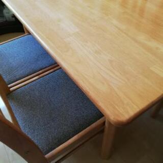 ダイニングテーブルセット　テーブル　椅子の画像