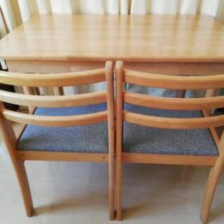 ダイニングテーブルセット　テーブル　椅子の画像