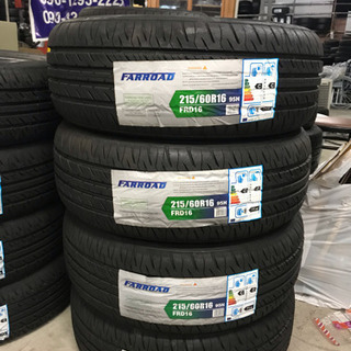 格安新品215-60/16、タイヤ交換込み