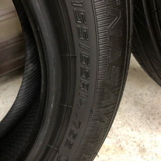 エナセーブec300  155/65R14 バリ山 