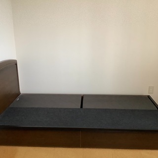 終了しました)シングルベッド  引出し付きの画像