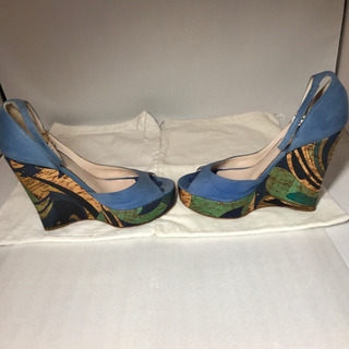 エミリオプッチ Emilio Pucci サンダル コルク ウエッジソールの画像