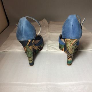 エミリオプッチ Emilio Pucci サンダル コルク ウエッジソールの画像