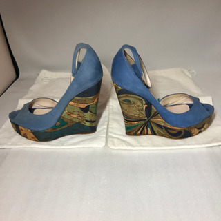 エミリオプッチ Emilio Pucci サンダル コルク ウエッジソールの画像