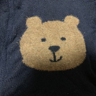 ☆babyGap くまさんタイツ マルチボーダー 2-3YRS 90-100cmの画像
