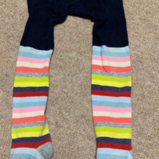 ☆babyGap くまさんタイツ マルチボーダー 2-3YRS 90-100cmの画像