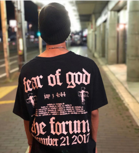 FEAR OF GOD × JAY−Z  コラボTシャツ