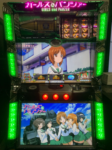 【お取引き決まりました】パチスロ スロット ガールズ&パンツァー 実機