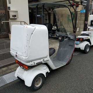 売約済みです。東京都世田谷区 ホンダ ジャイロキャノピー 実走行テスト実施ずみ。格安の現状販売【管SG18】の画像