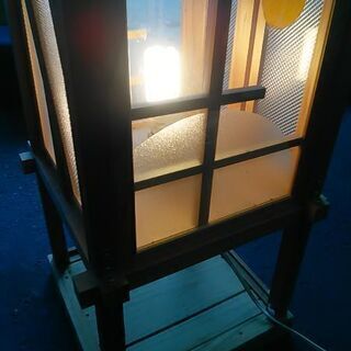 お洒落な行灯の画像