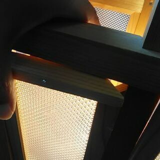 お洒落な行灯の画像